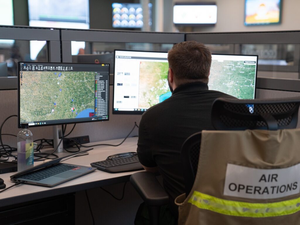 Image of the Emergency Operations Center in College Station, Texas